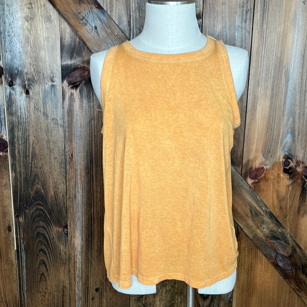 Jane and Delancey Mustard Yellow Tank Top